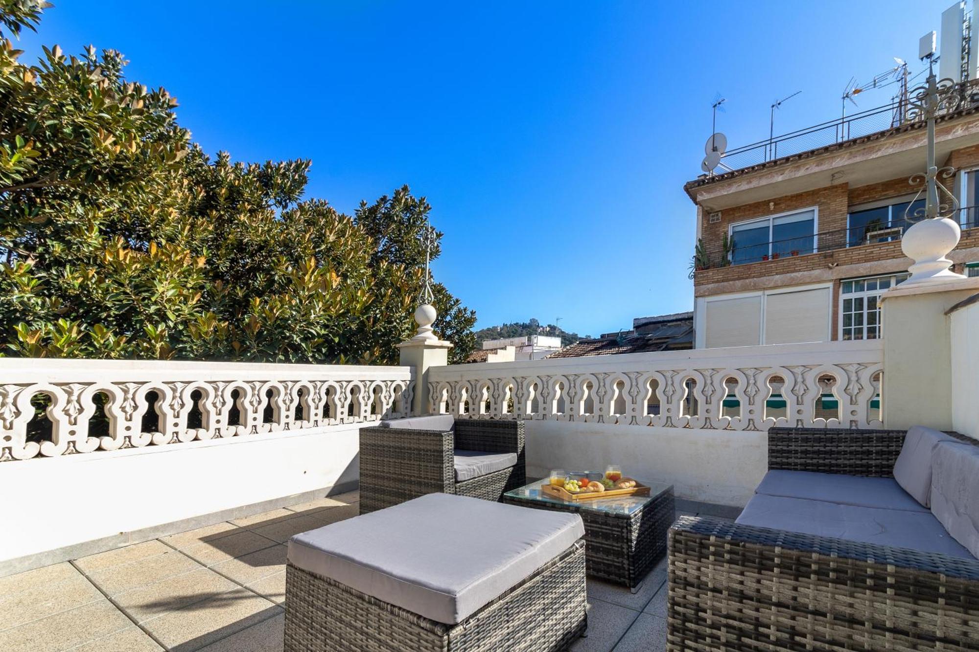 Nt Luxury Central Duplex With Terrace & Parking Málaga Extérieur photo