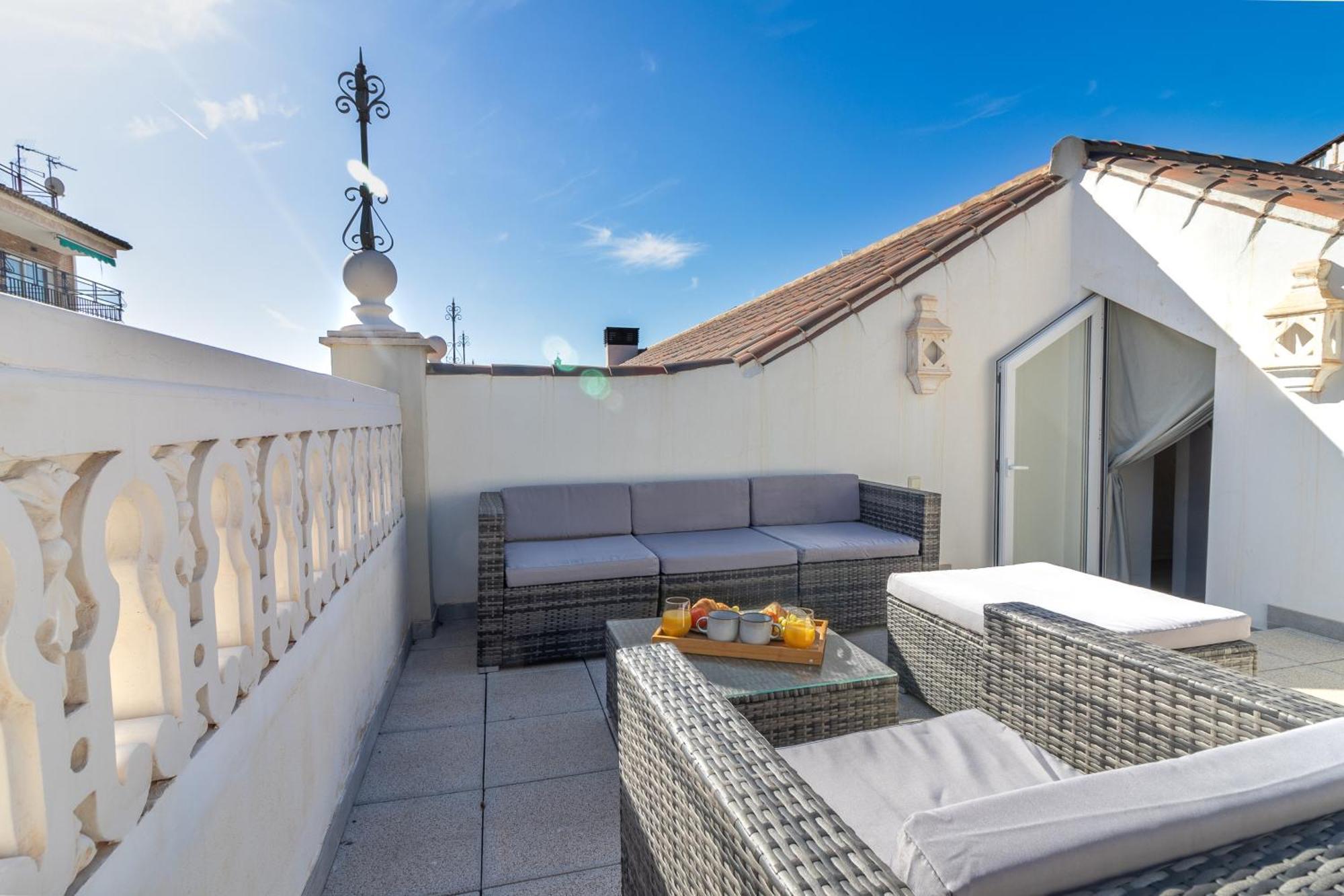Nt Luxury Central Duplex With Terrace & Parking Málaga Extérieur photo